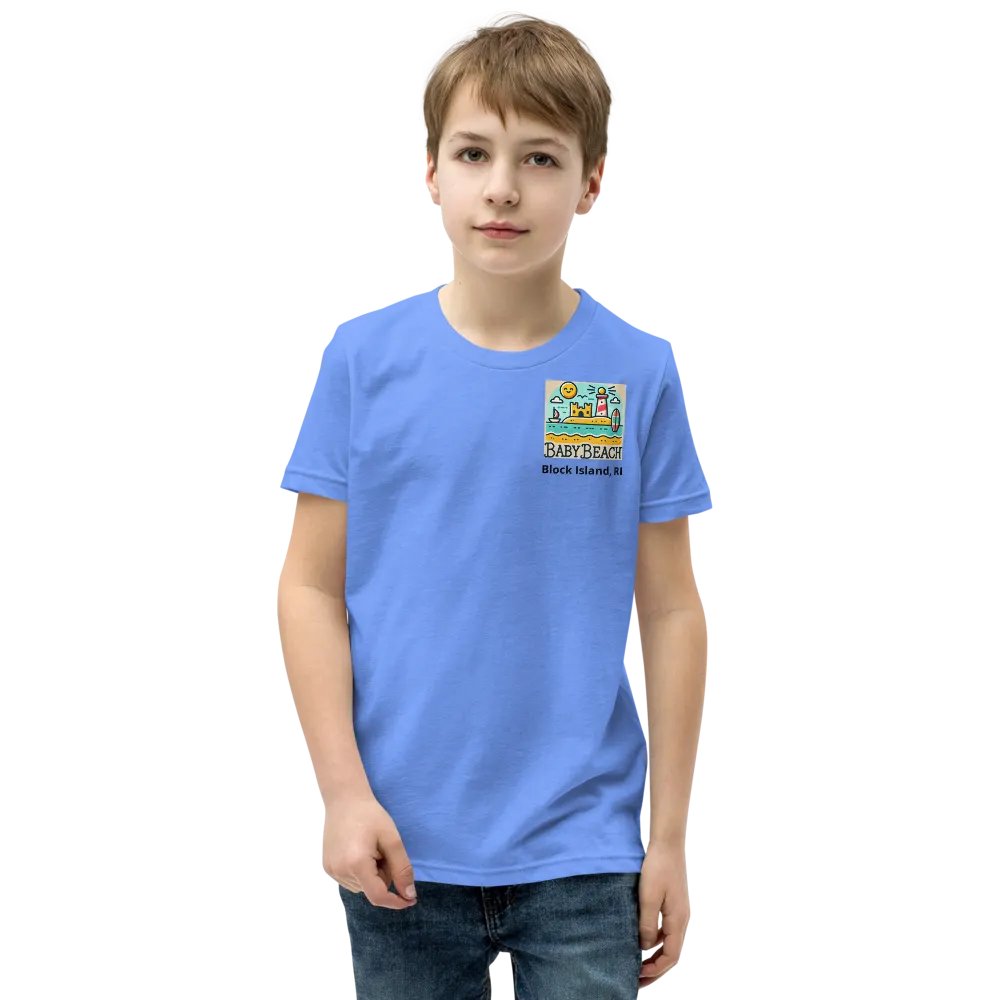 Baby Beach Adventure Youth T-Shirt - Block Island, RI product image (25)