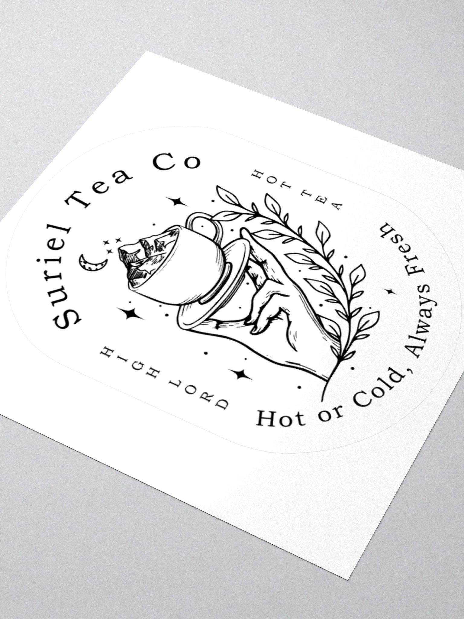 Suriel Tea Co Sticker 1W1 product image (2)