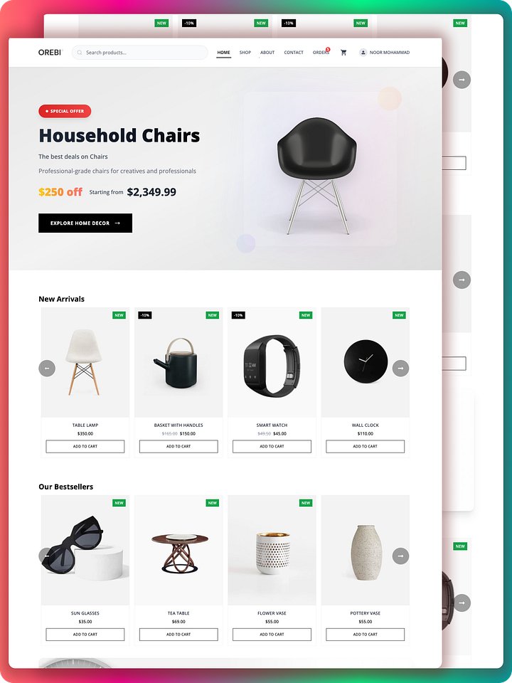 Orebi Shopping - Premium Full-Stack E-Commerce Platform product image (1)