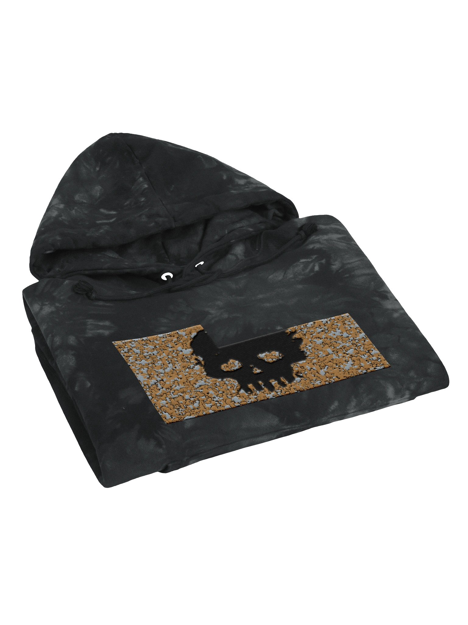 Ethereal Skull Tie-Dye Hoodie product image (3)