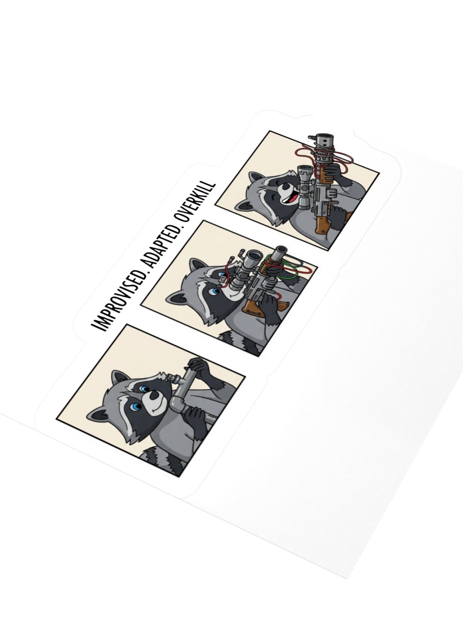 Raccoon's Arsenal Sticker Set product image (9)