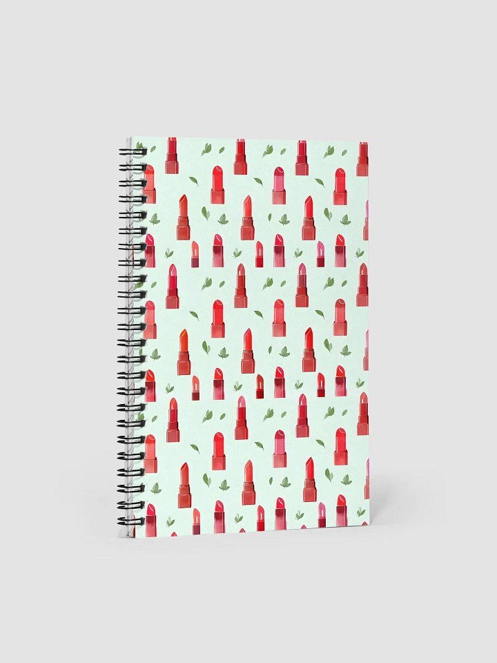Lipstick Garden Spiral Notebook product image (1)