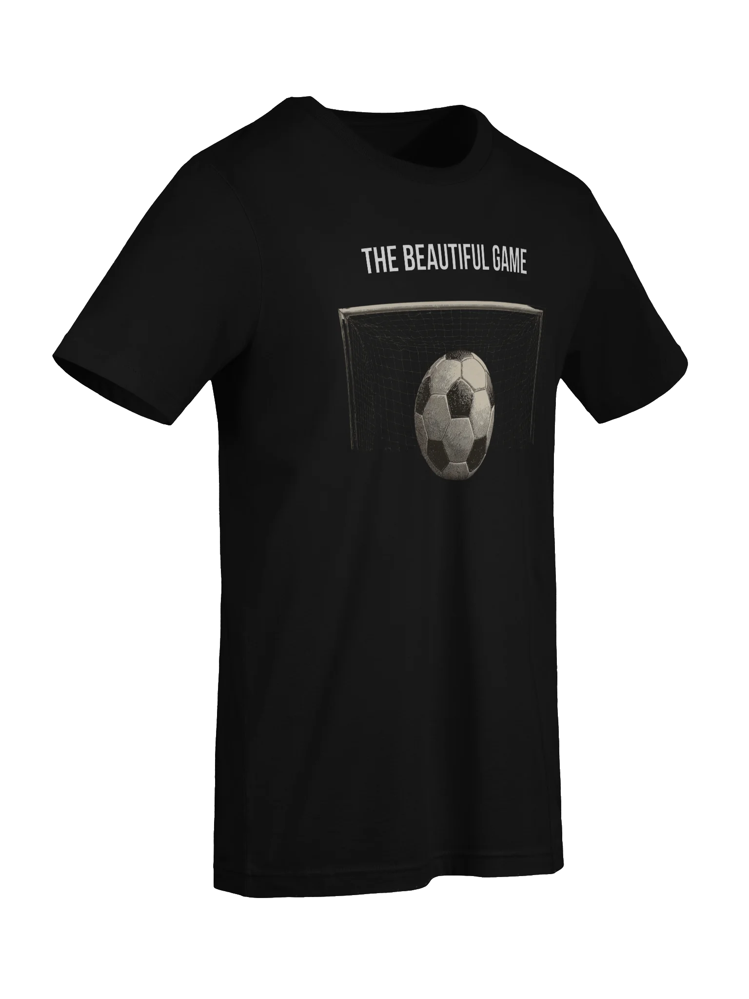 The Beautiful Game Soccer T-Shirt | Football Fan T-Shirt | White Letters product image (7)