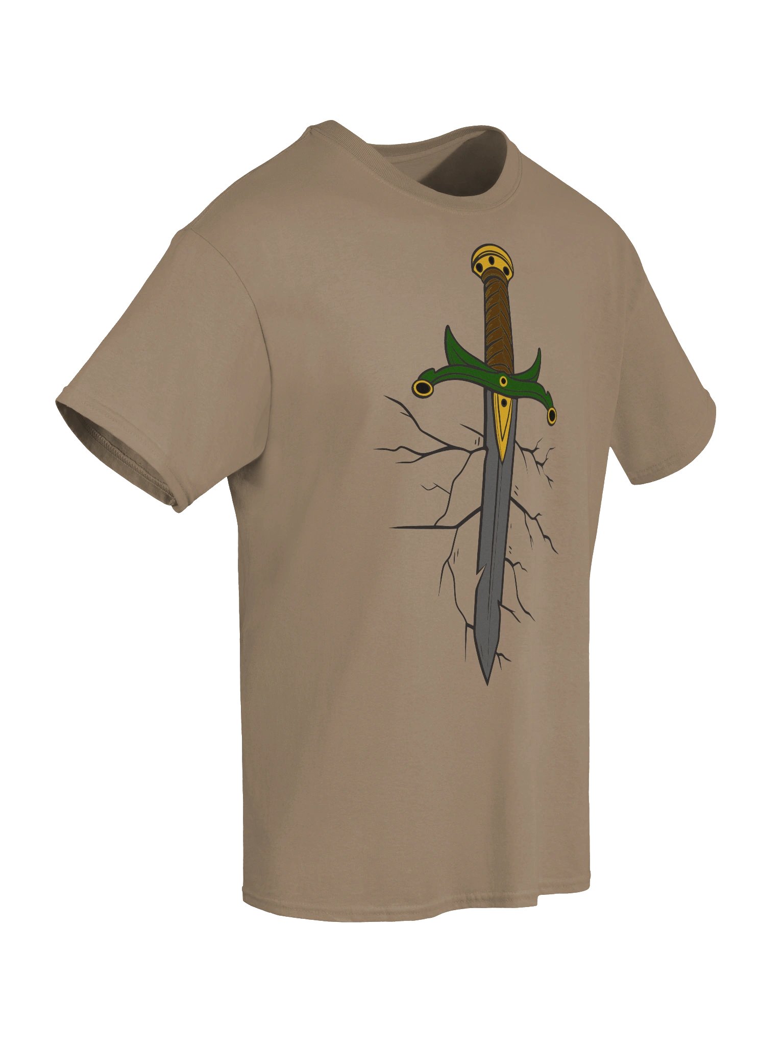 Cracked Steel Guardian Sword T-Shirt product image (8)