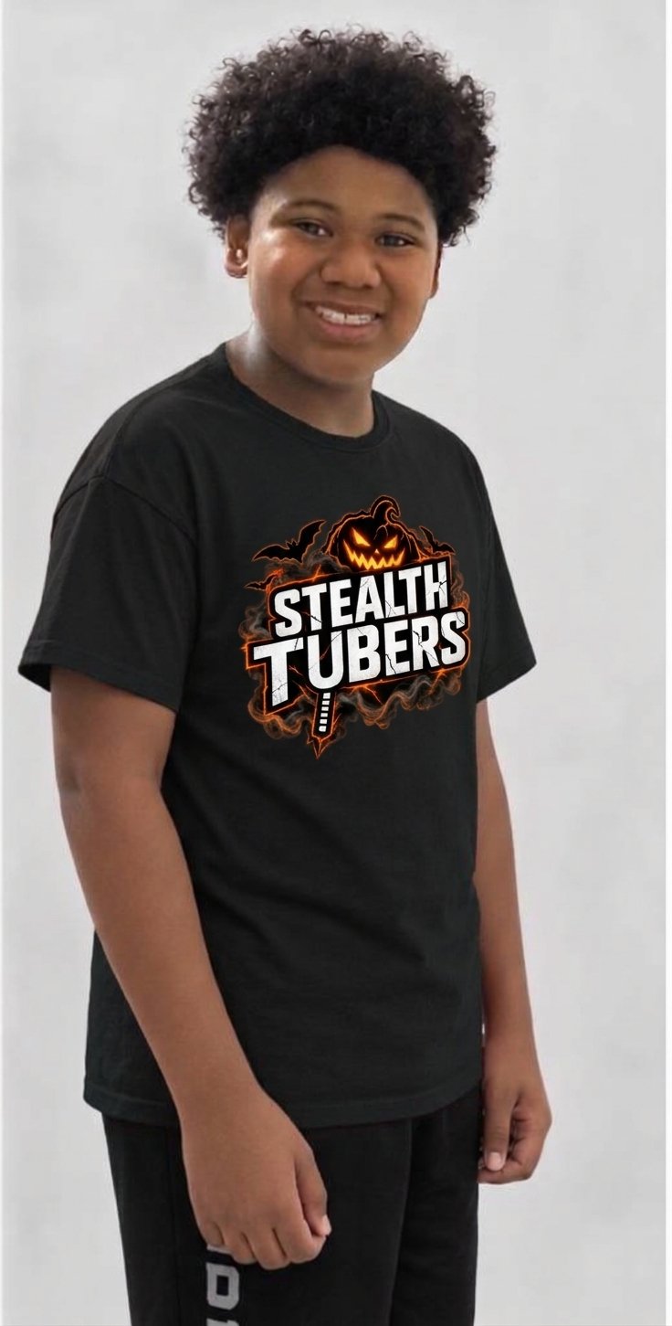 Kids StealthTubers Halloween Shirt product image (1)