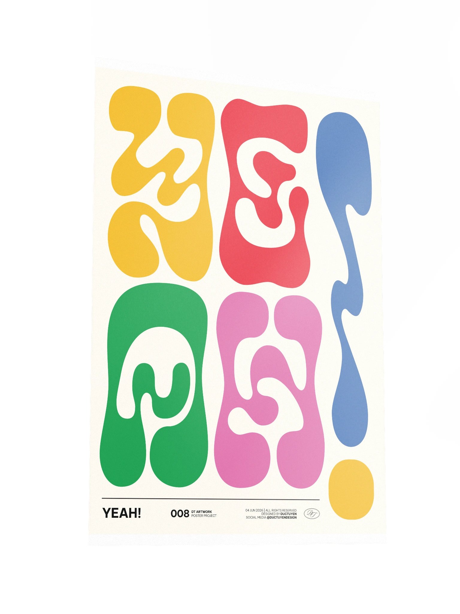 "YEAH!" Print Poster (Unframe) product image (4)