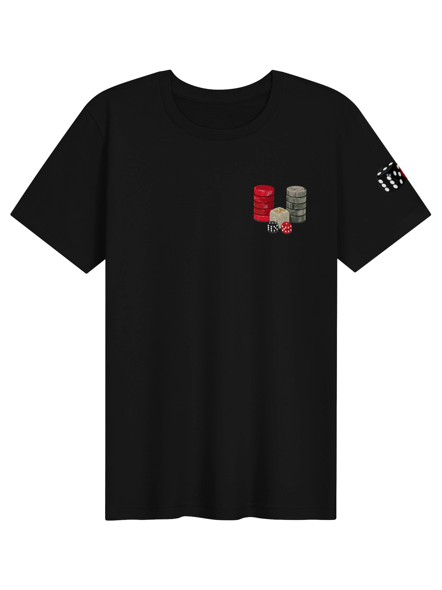 Dice, cube,and checers T shirt. product image (1)