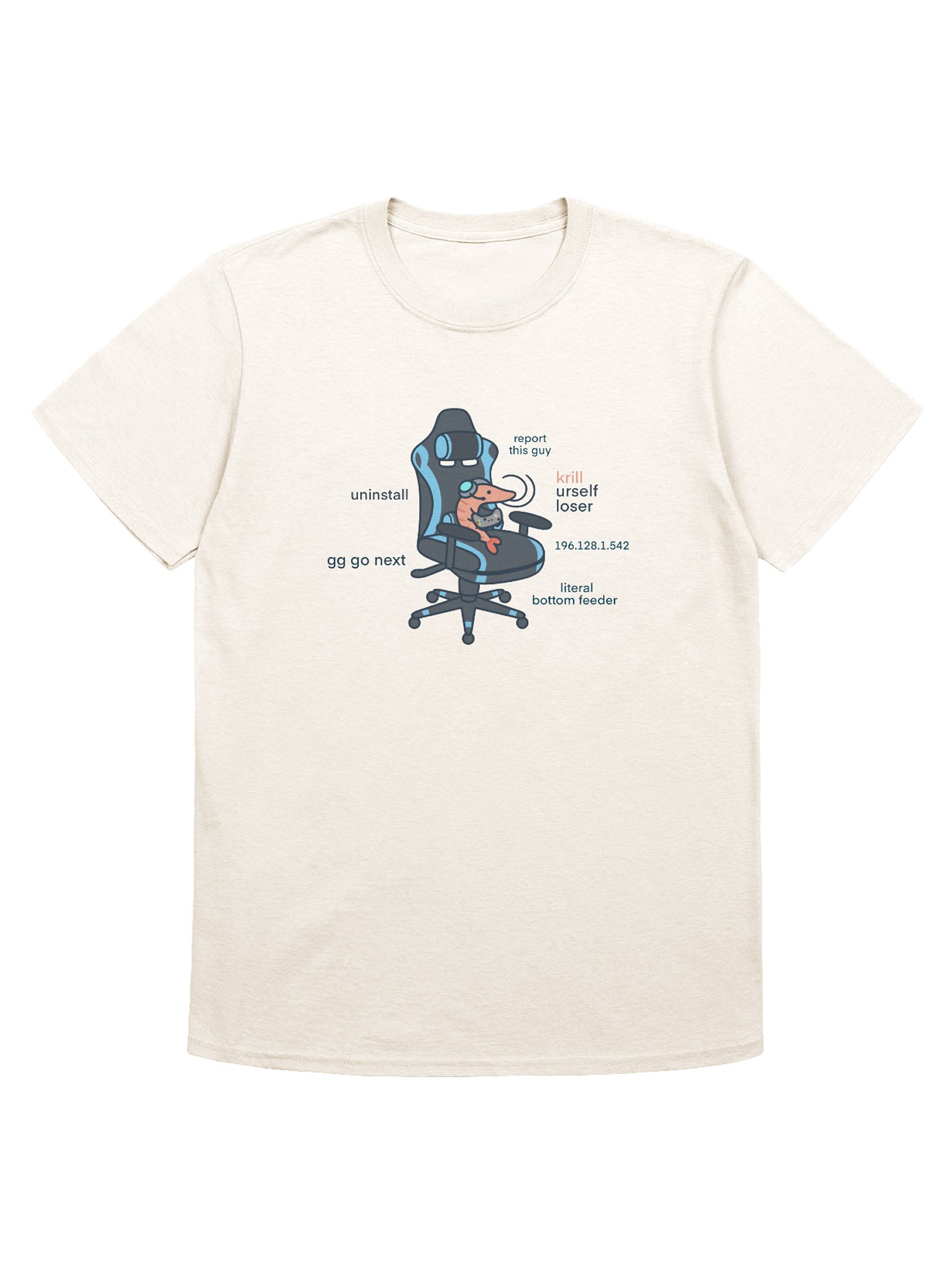 Gamer Shrimp Shirt product image (3)