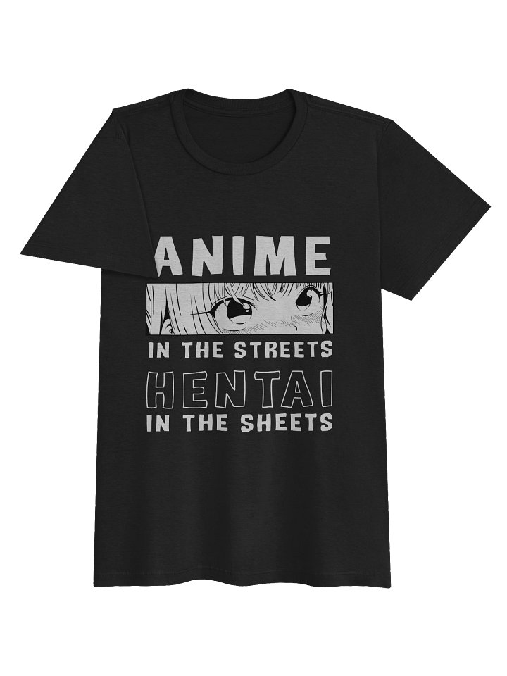 Anime in the Streets Women's Graphic Tee | Softstyle Otaku Manga T-Shirt product image (2)