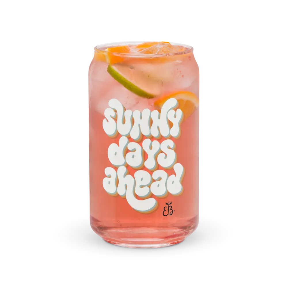 Sunny Days Ahead: Glass Cup product image (8)