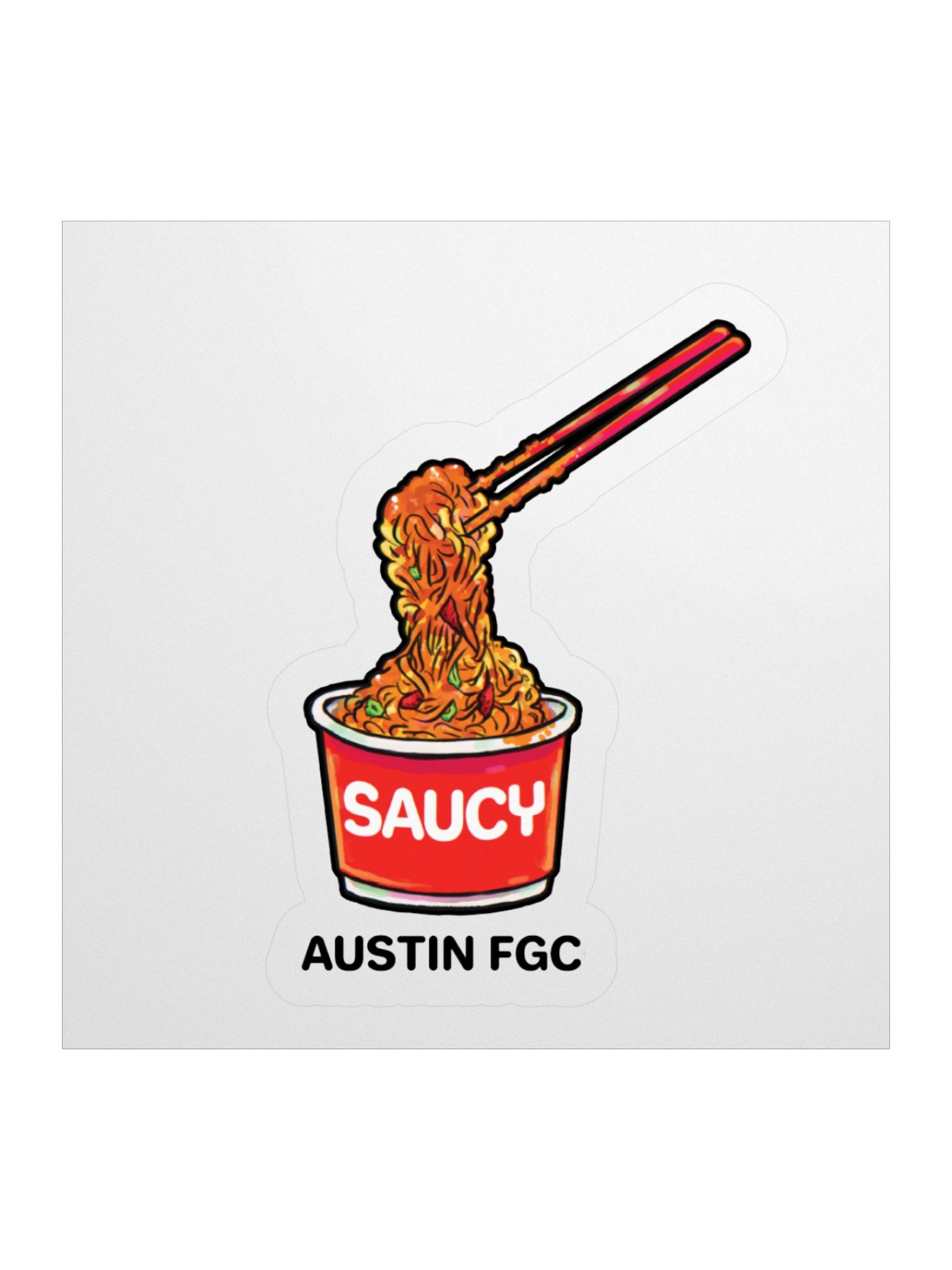 Saucy Noods Sticker product image (1)