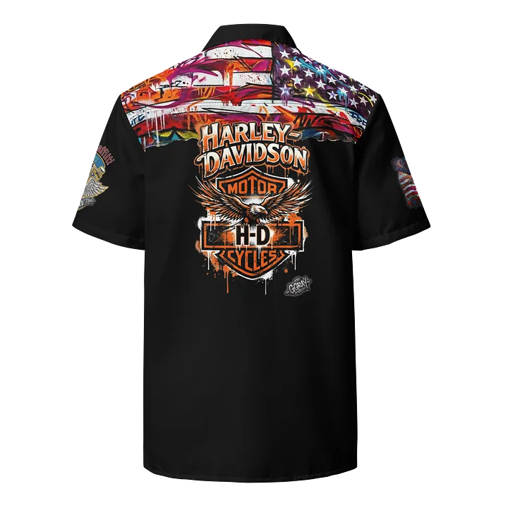 MötoGraffitti HD Iron Motorcycle Club Shirt product image (2)