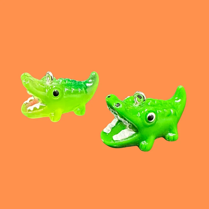 Alligator Crocodiles Whinny Winners Braid and Bridle Charms for Horses | Little Shop of Ponies product image (1)
