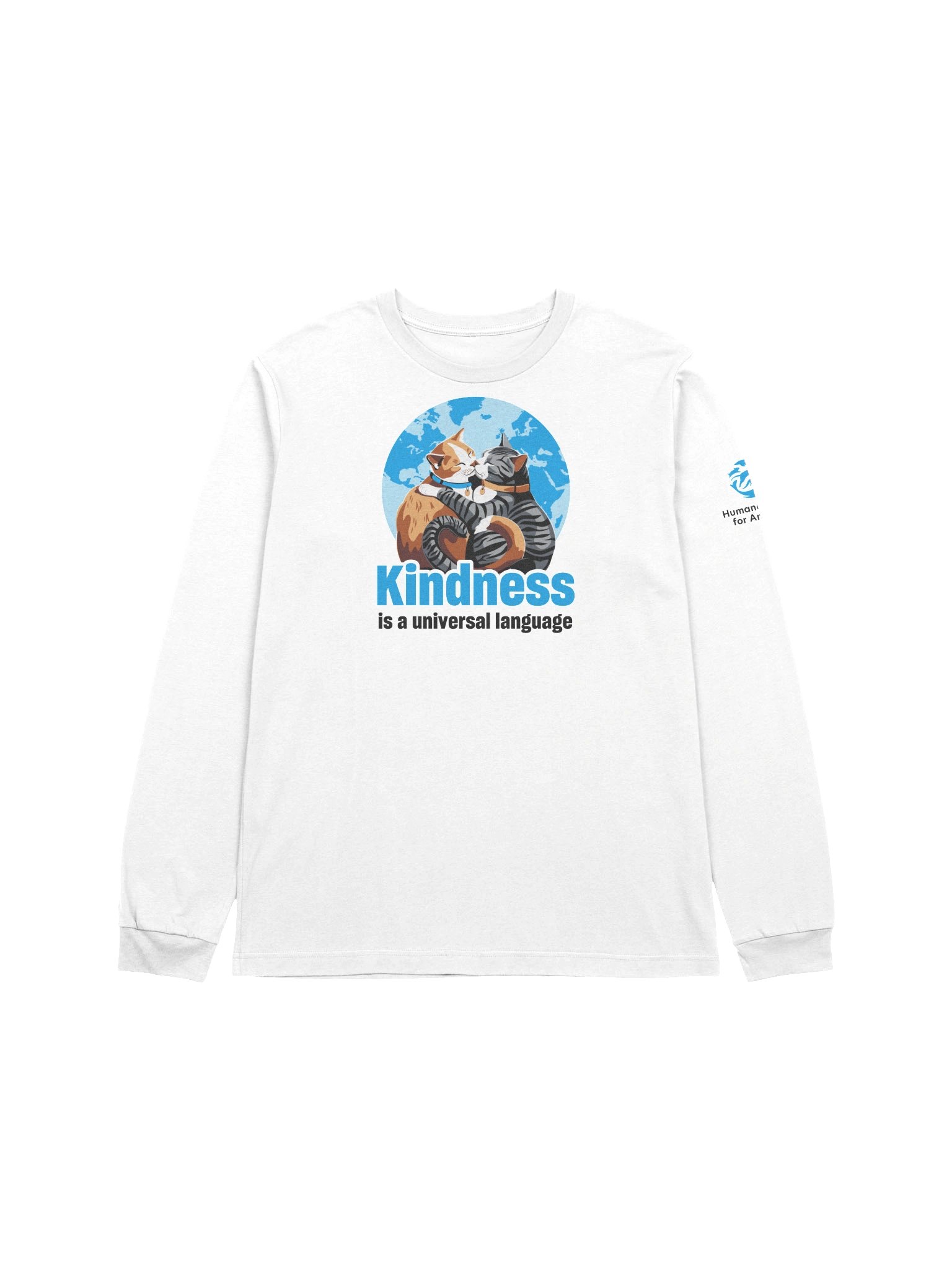 Kindness is a universal language - Long sleeve tee product image (1)