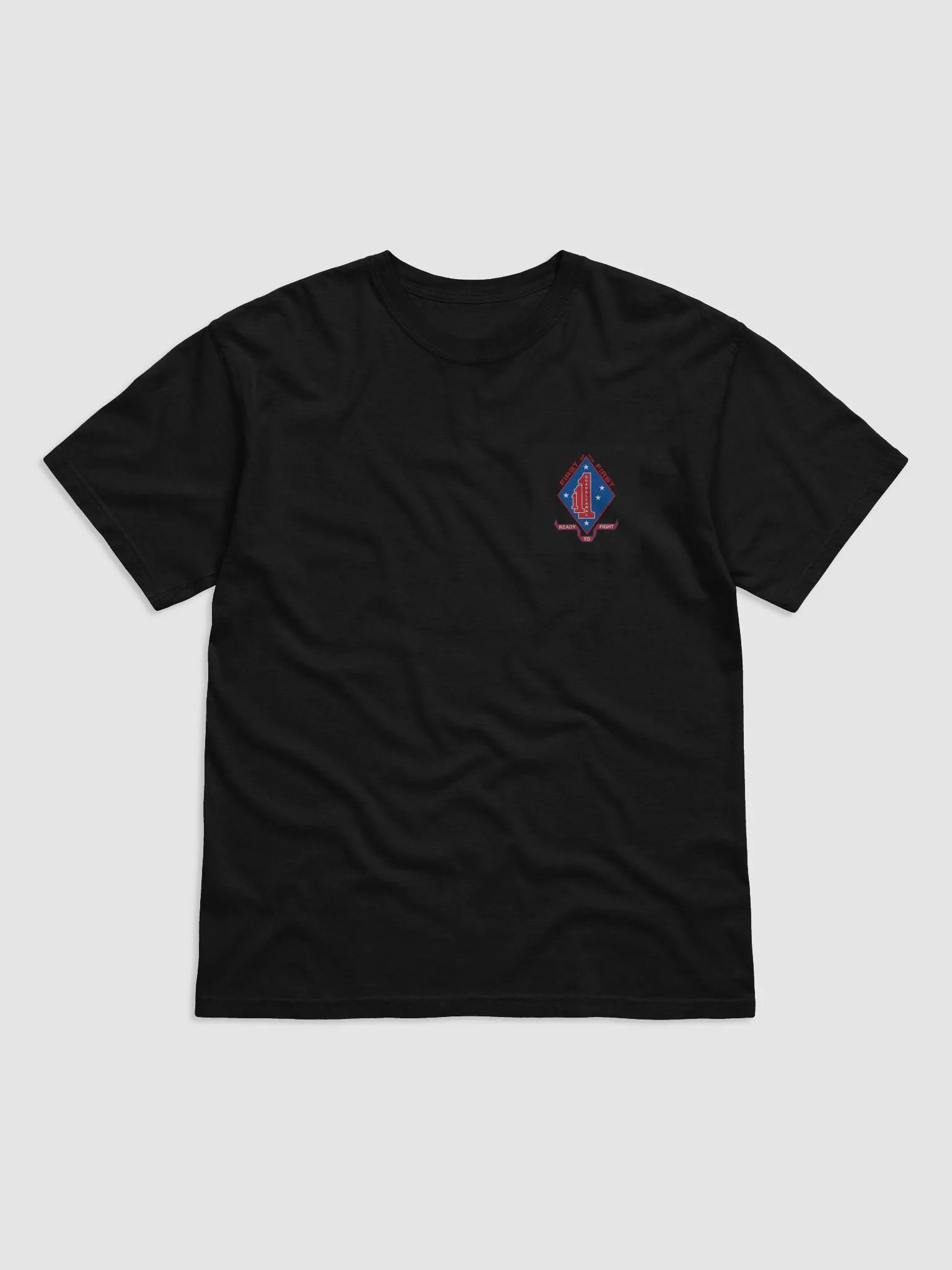 1st Battalion, 1st Marines: Black Tee Shirt product image (1)