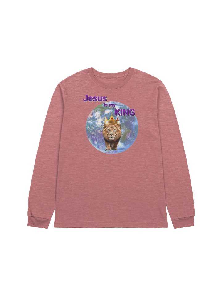 Jesus is my King Ladies Long Sleeve Tee product image (13)