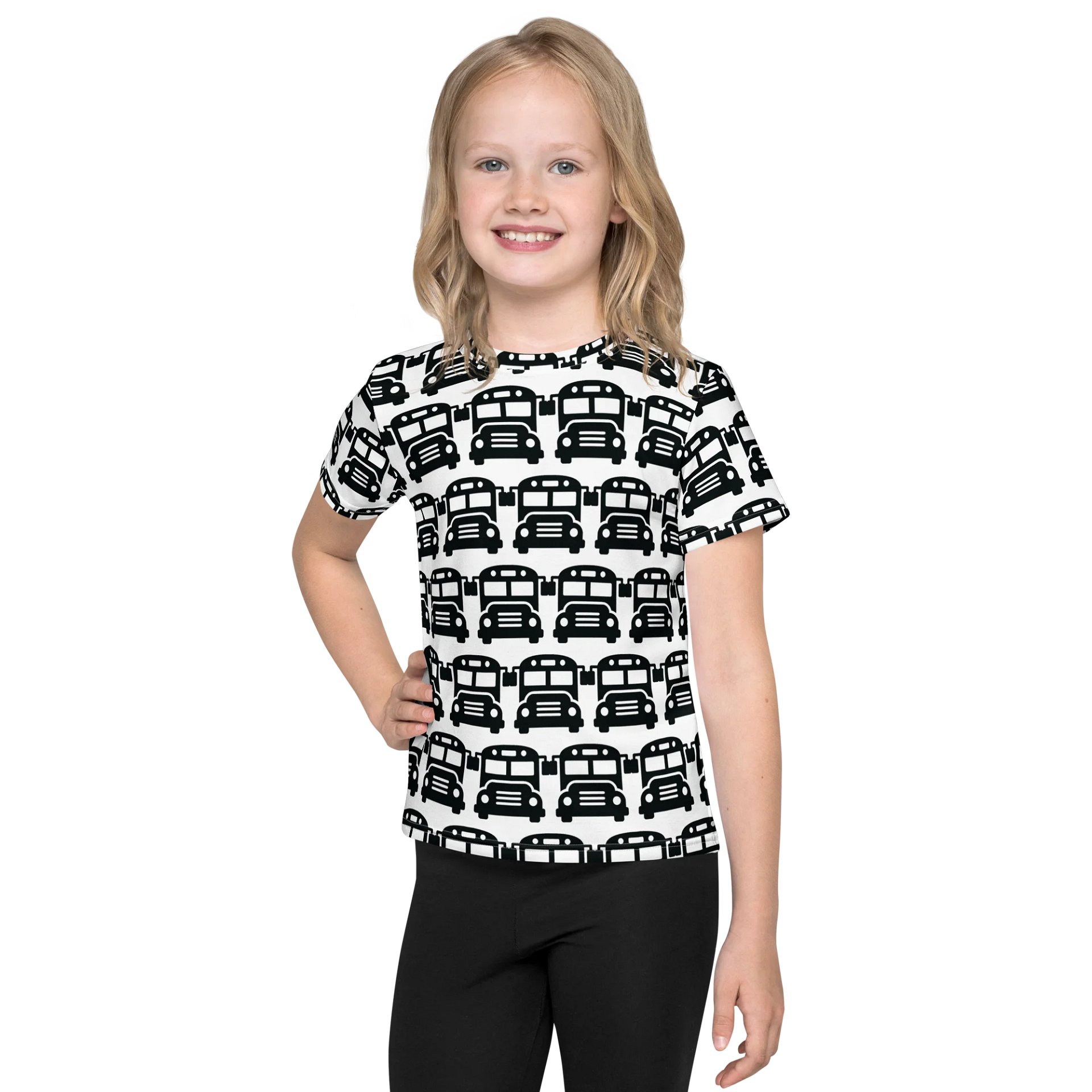 Customizable Grid Pattern Kids T-Shirt product image (1)