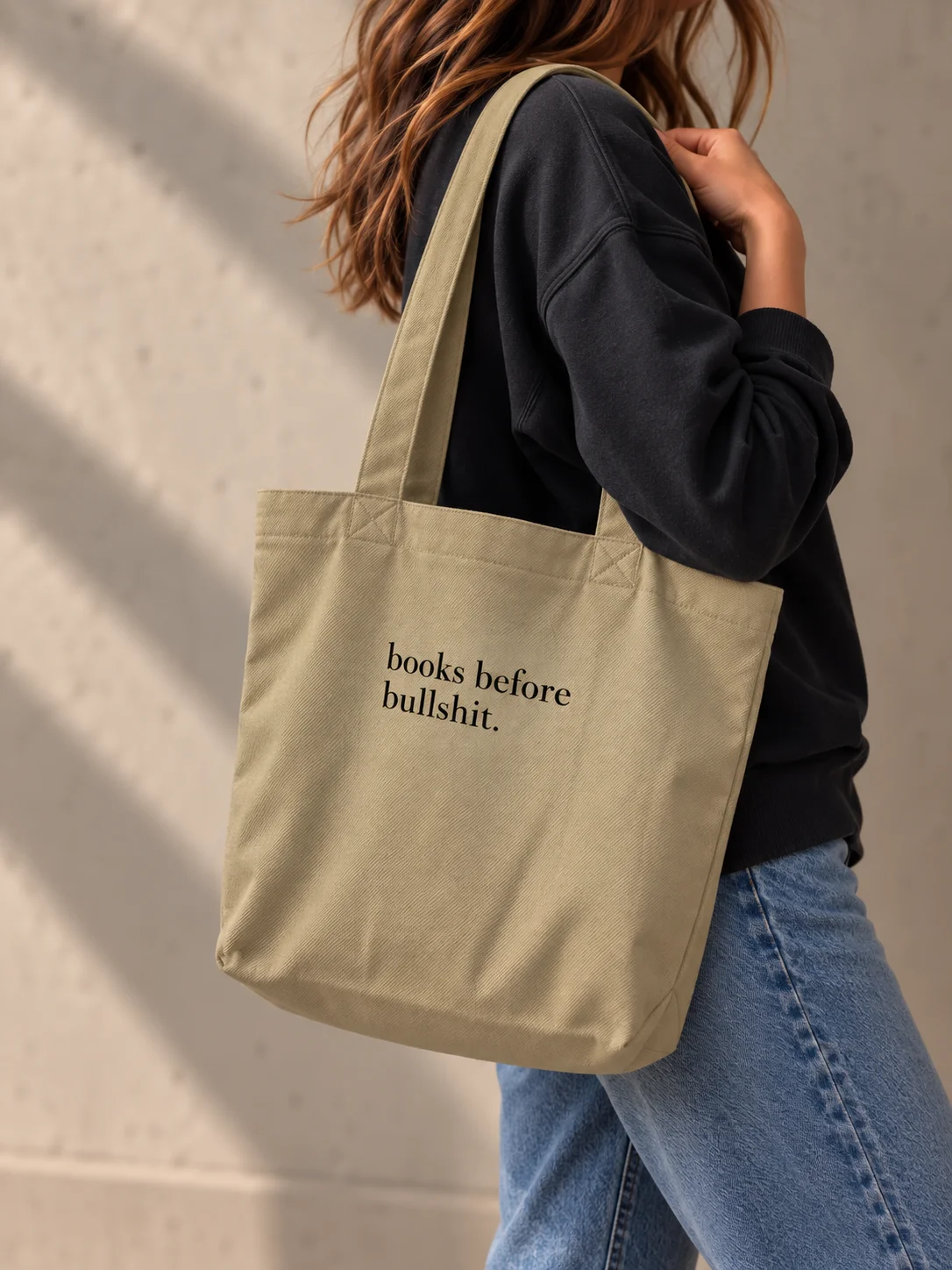 Books Before Bullshit Tote product image (1)