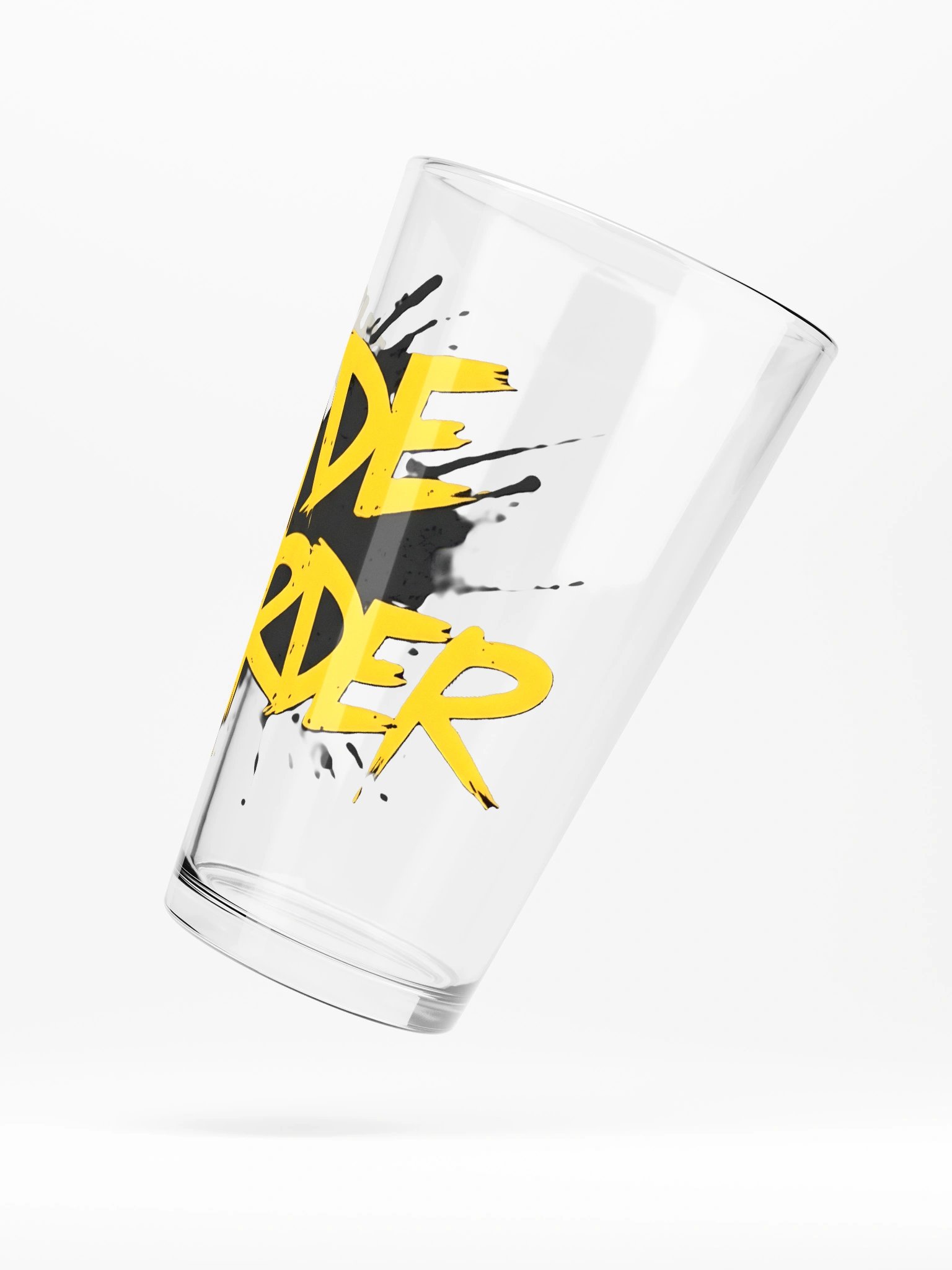 Splatter Effect Shaker Pint Glass product image (5)