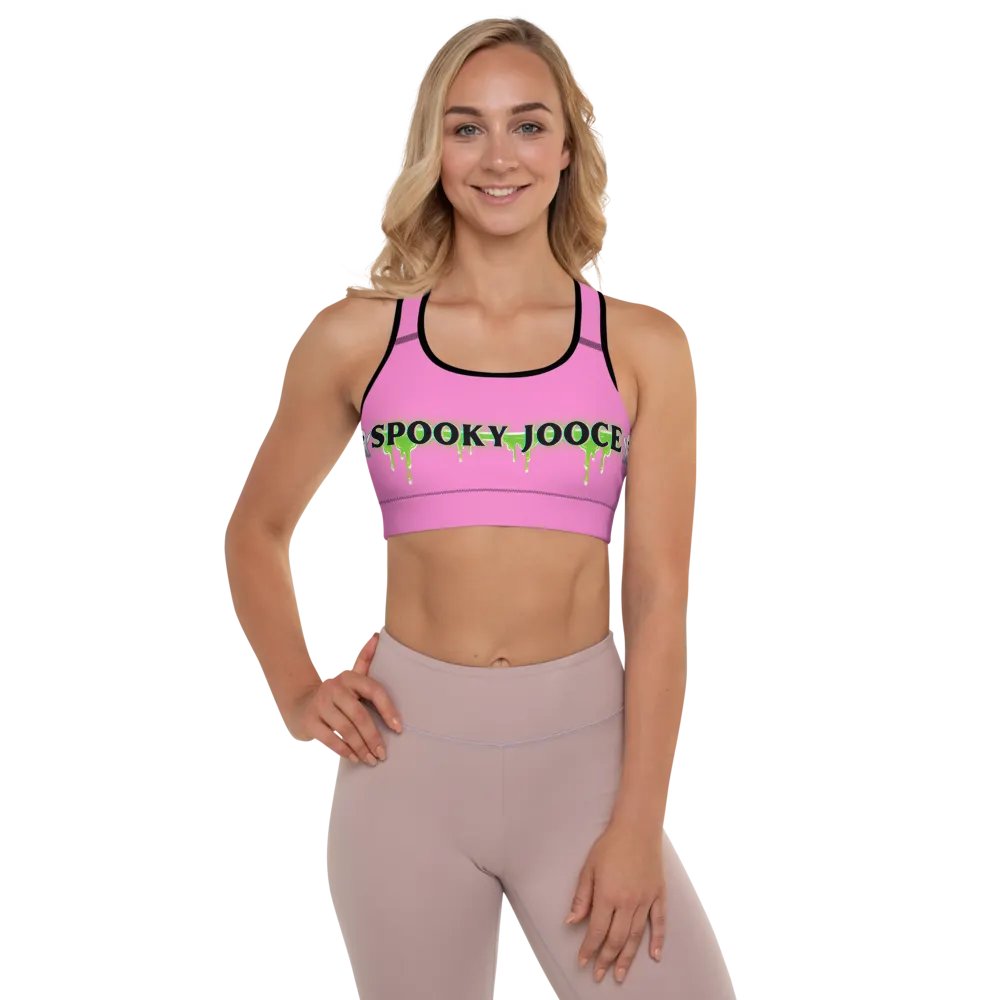 SPOOKY JOOCE Padded Sports Bra - Light Pink product image (6)