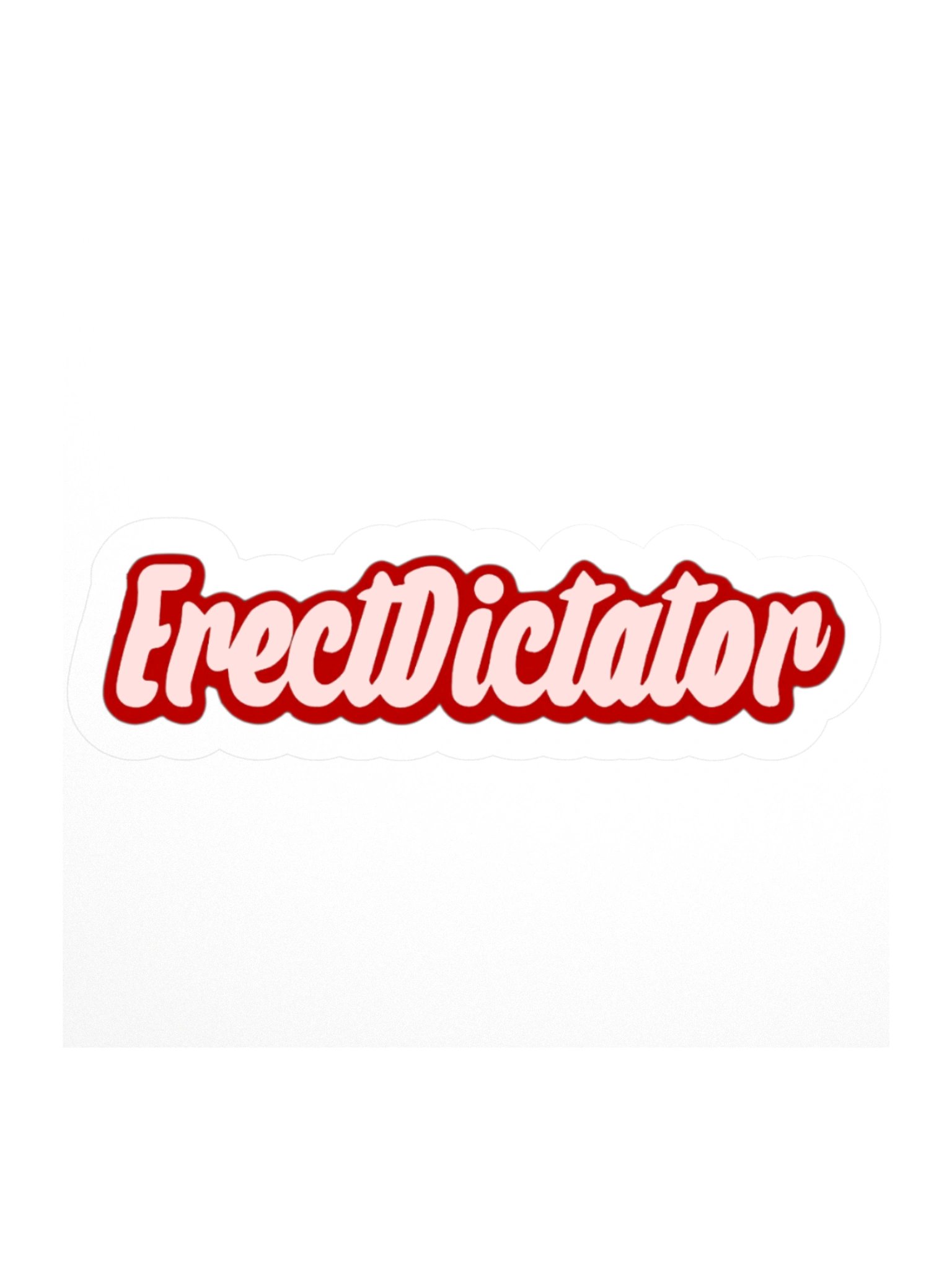 ErectDictator Sticker product image (2)