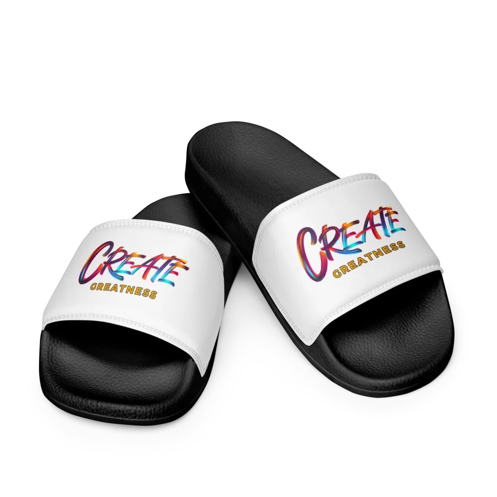 Create Greatness Women's Slides product image (7)