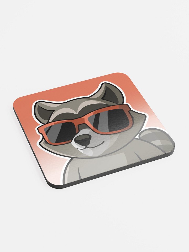 RespawnRaccoon's Coaster - Orange Background product image (2)
