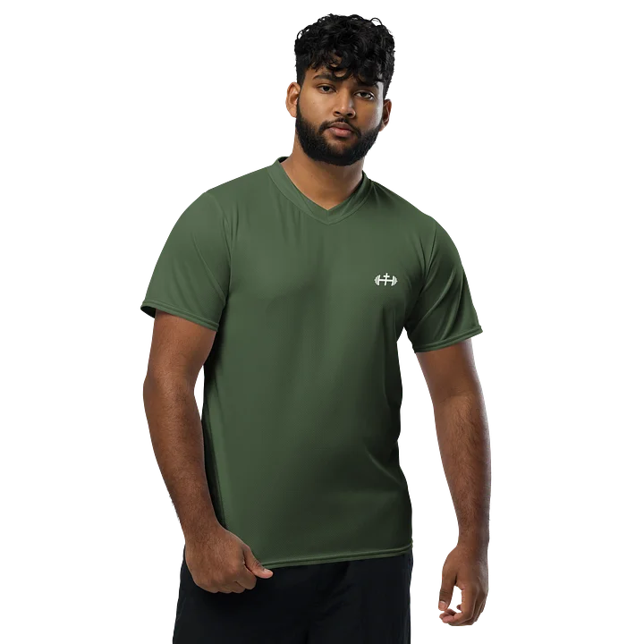 His House Mens Performance V-Neck T-Shirt - Forest product image (1)
