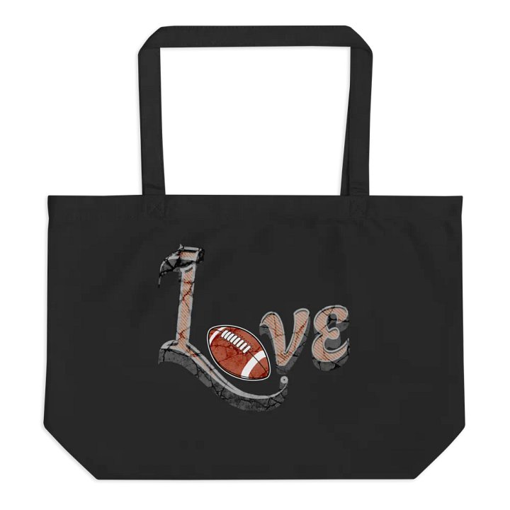 Love Football Organic Tote product image (1)
