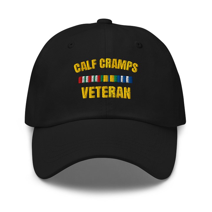 Calf Cramps Veteran dad hat product image (1)