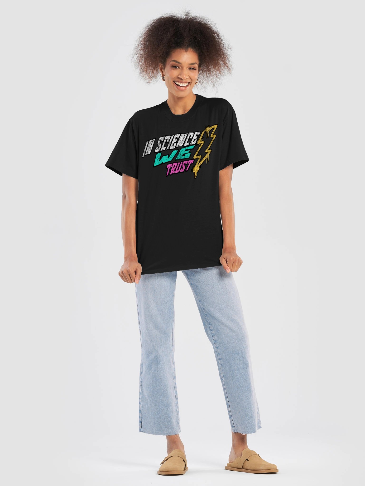 IN SCIENCE WE TRUST — Oversized Tee product image (5)