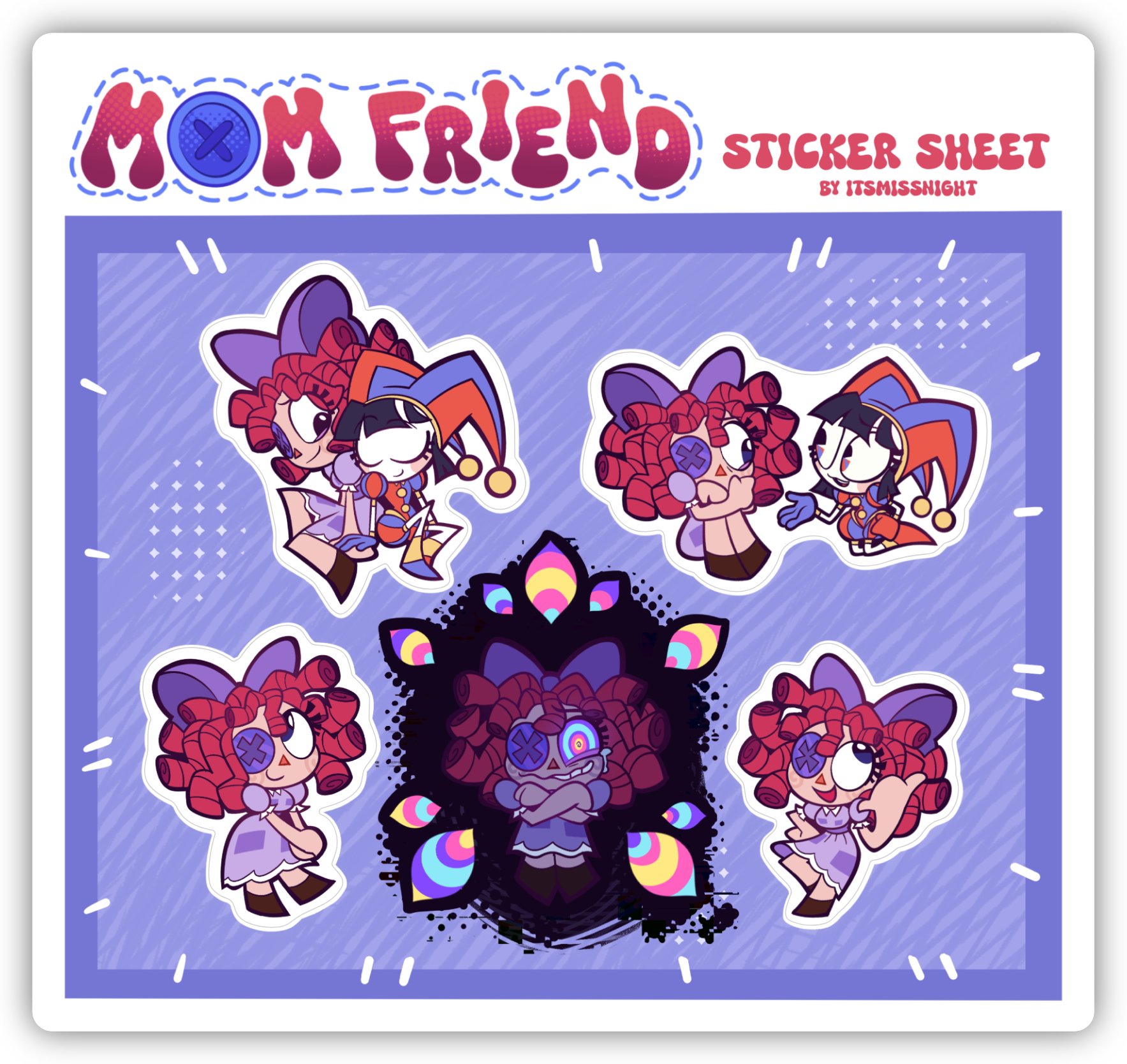 (Pre-order) Mom Friend Sticker Sheet product image (1)