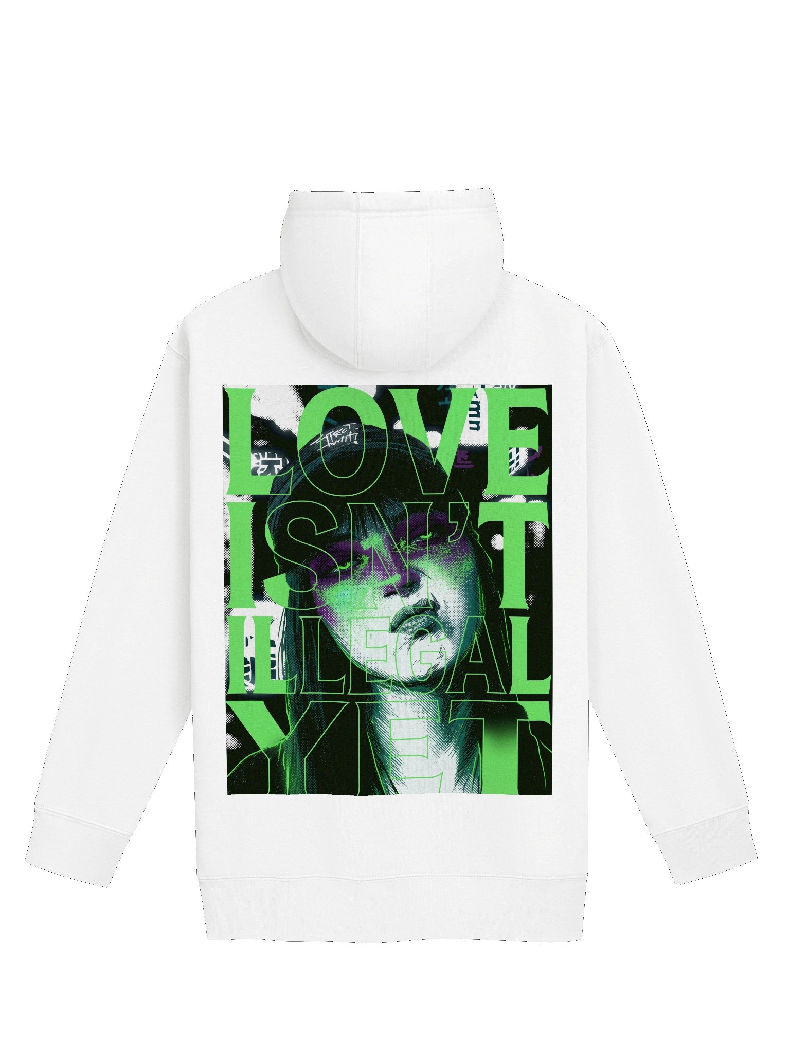LOVE ISN'T ILLEGAL YET LIGHT HOODIE product image (1)