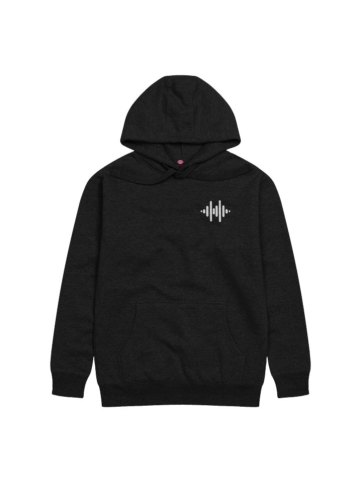 ASMR with MAPA Premium Unisex Hoodie – Soundwave Design (Black) product image (1)