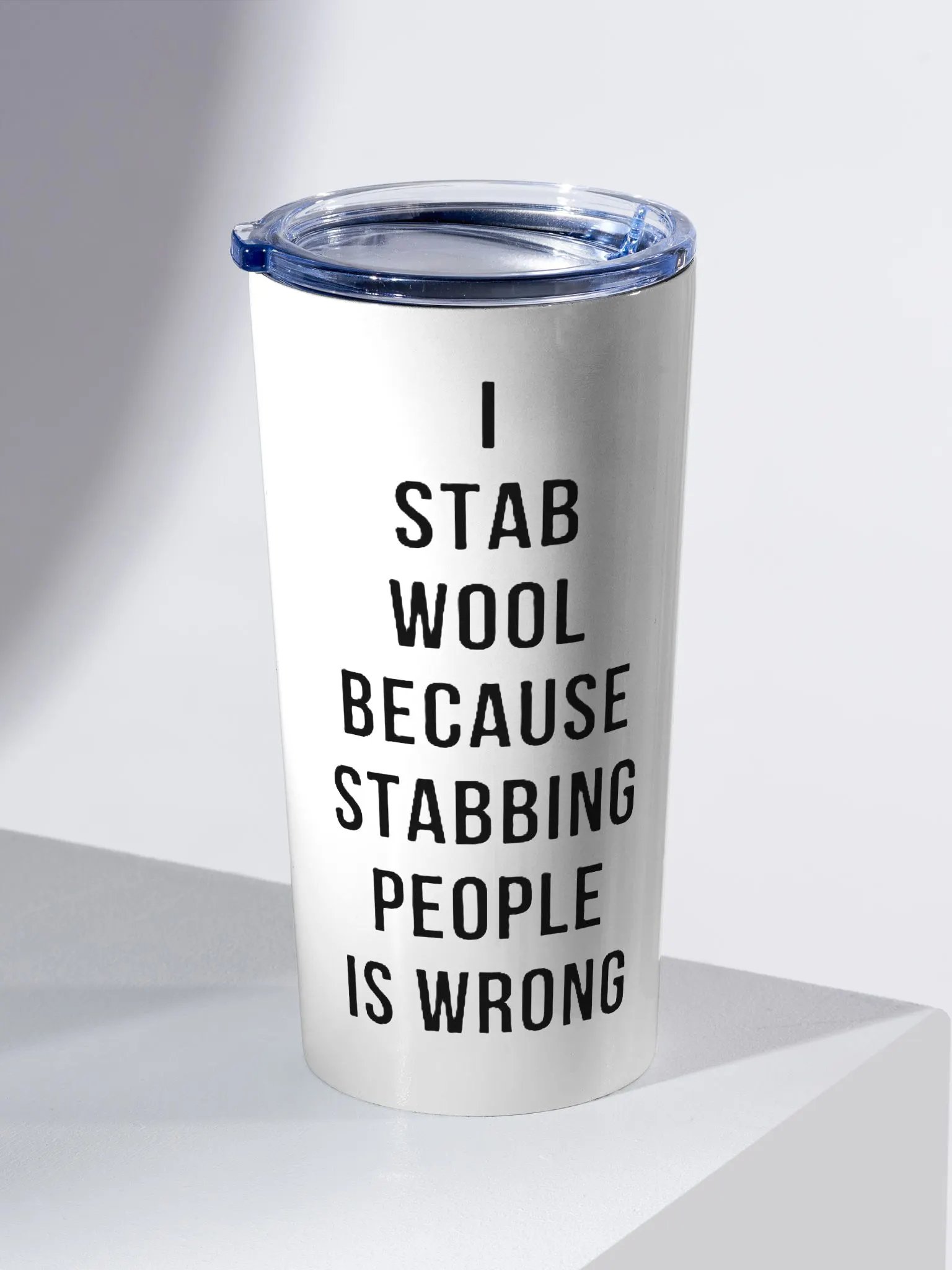 Funny Needle Felt Stainless Steel Tumbler (20oz) product image (2)