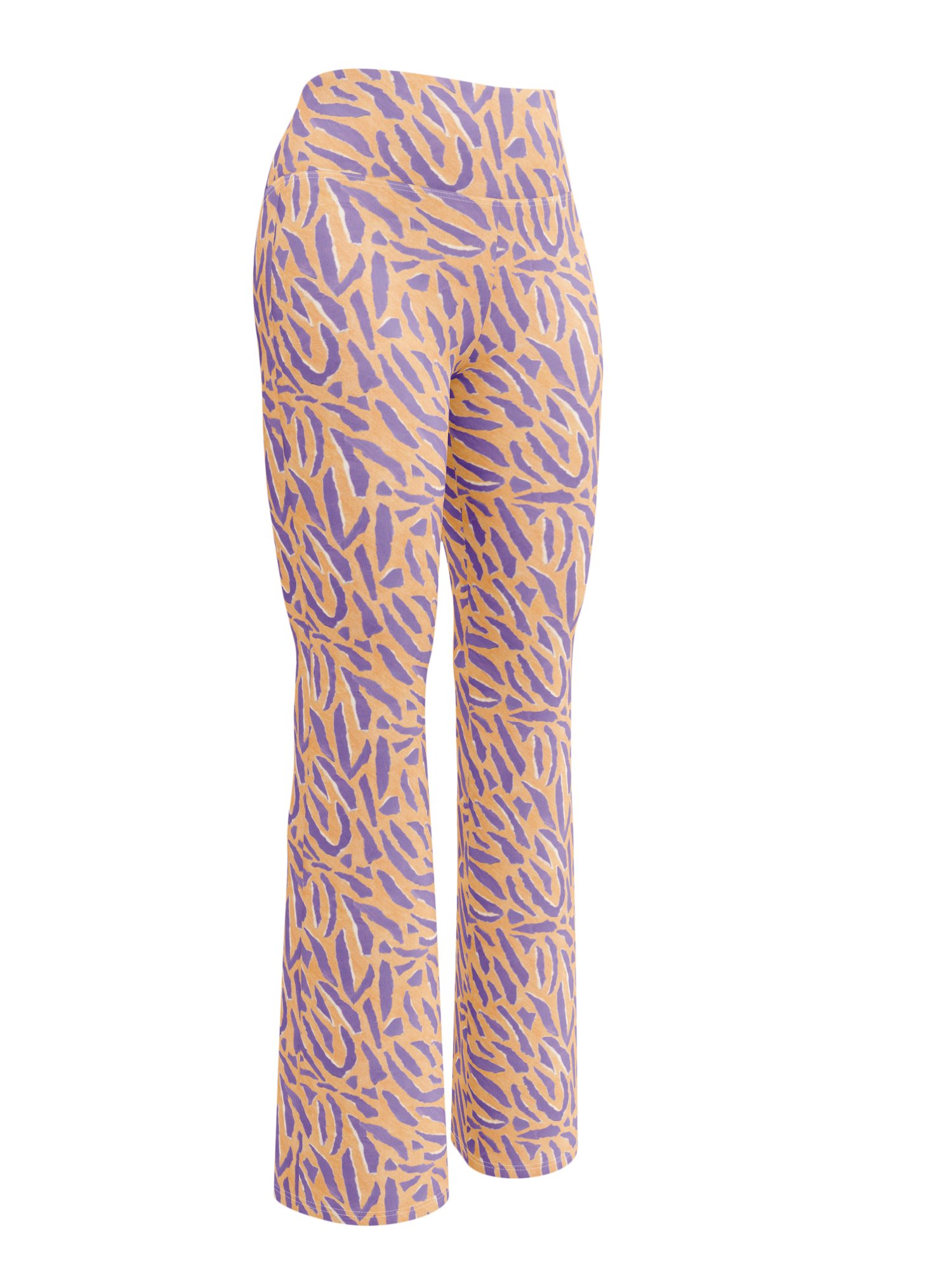 "Animal Stripe" Print Flare Leggings product image (3)