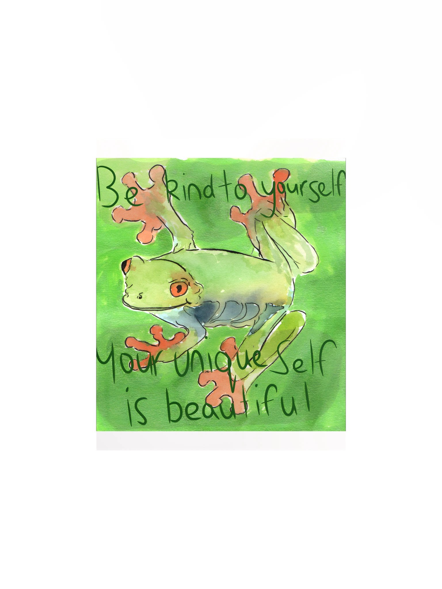 Froggie Affirmation 2 Print product image (2)