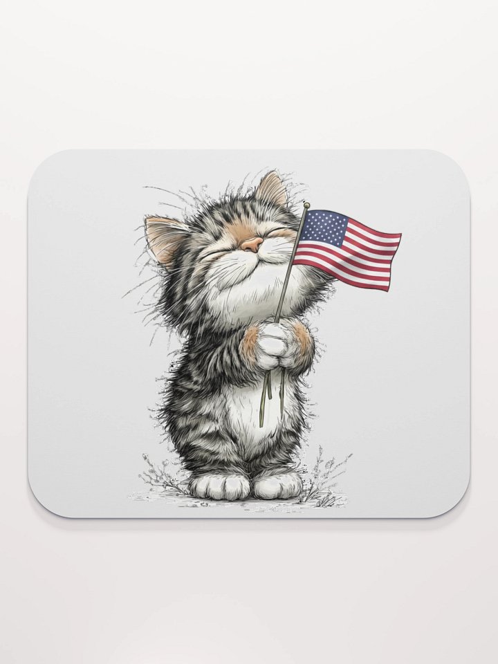 Patriotic Kitten Mousepad product image (2)