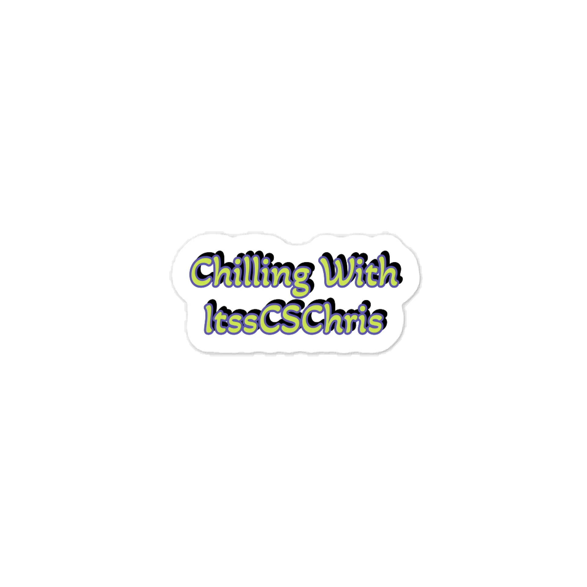 Chilling With ItssCSChris Sticker product image (1)
