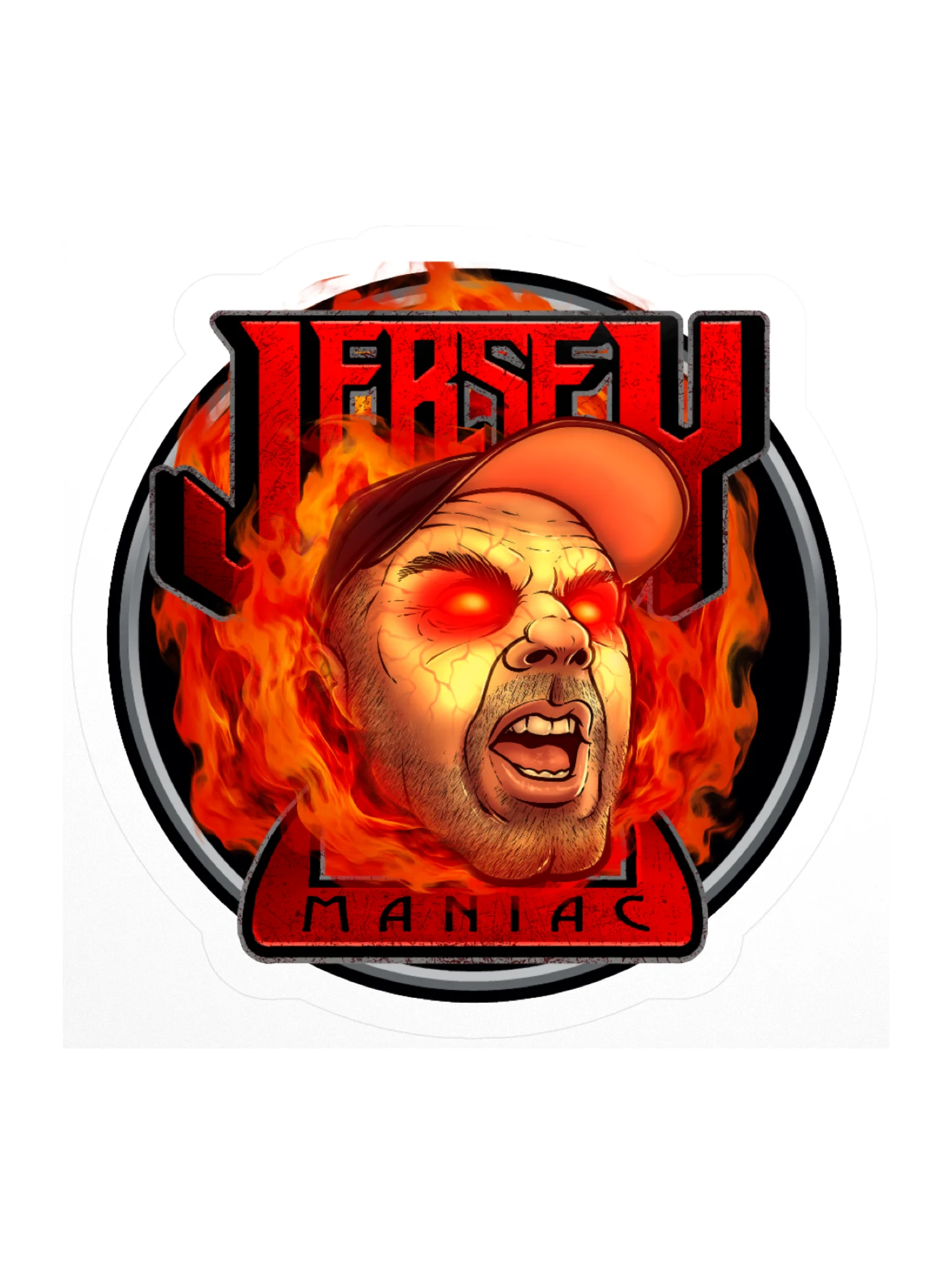 Angry Maniac Sticker product image (1)