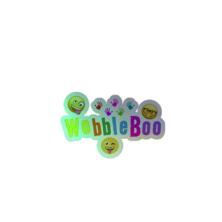 WobbleBoo Holographic Sticker Sheet product image (2)