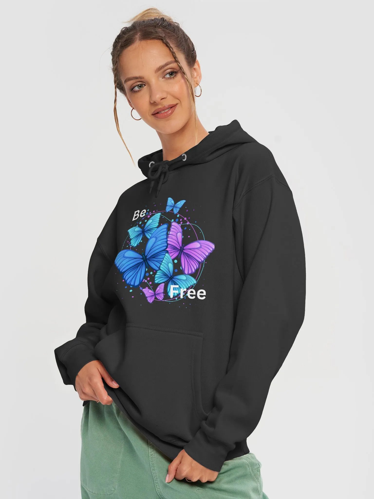 Be Free Butterfly Hoodie product image (3)
