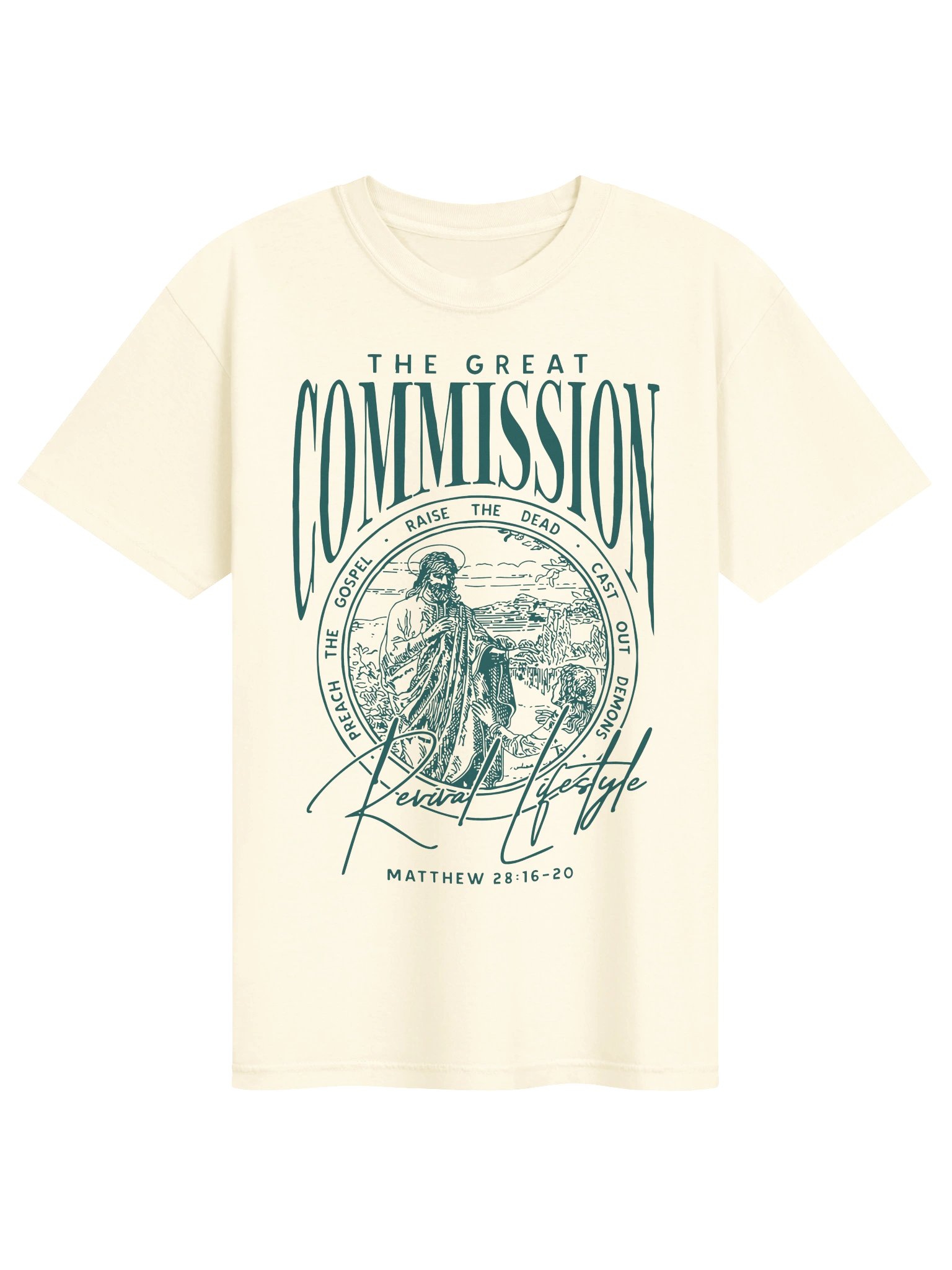 The Great Commission Vintage Christian T-Shirt – Revival Faith Graphic Tee product image (21)