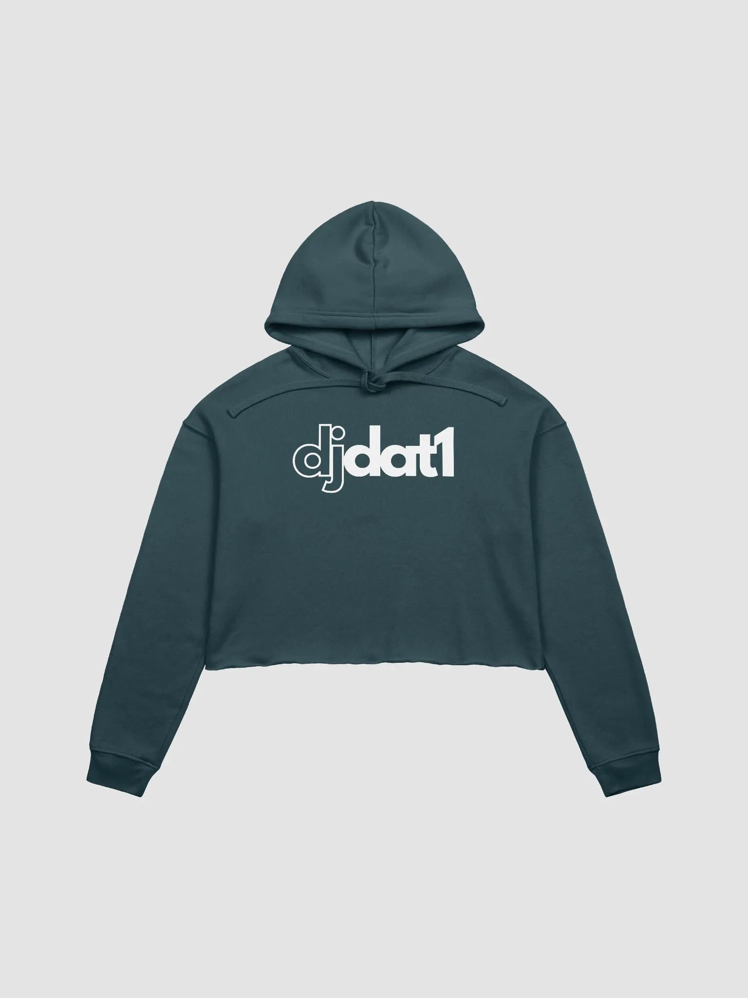 [DJDAT1] Signature Logo Crop Hoodie product image (1)