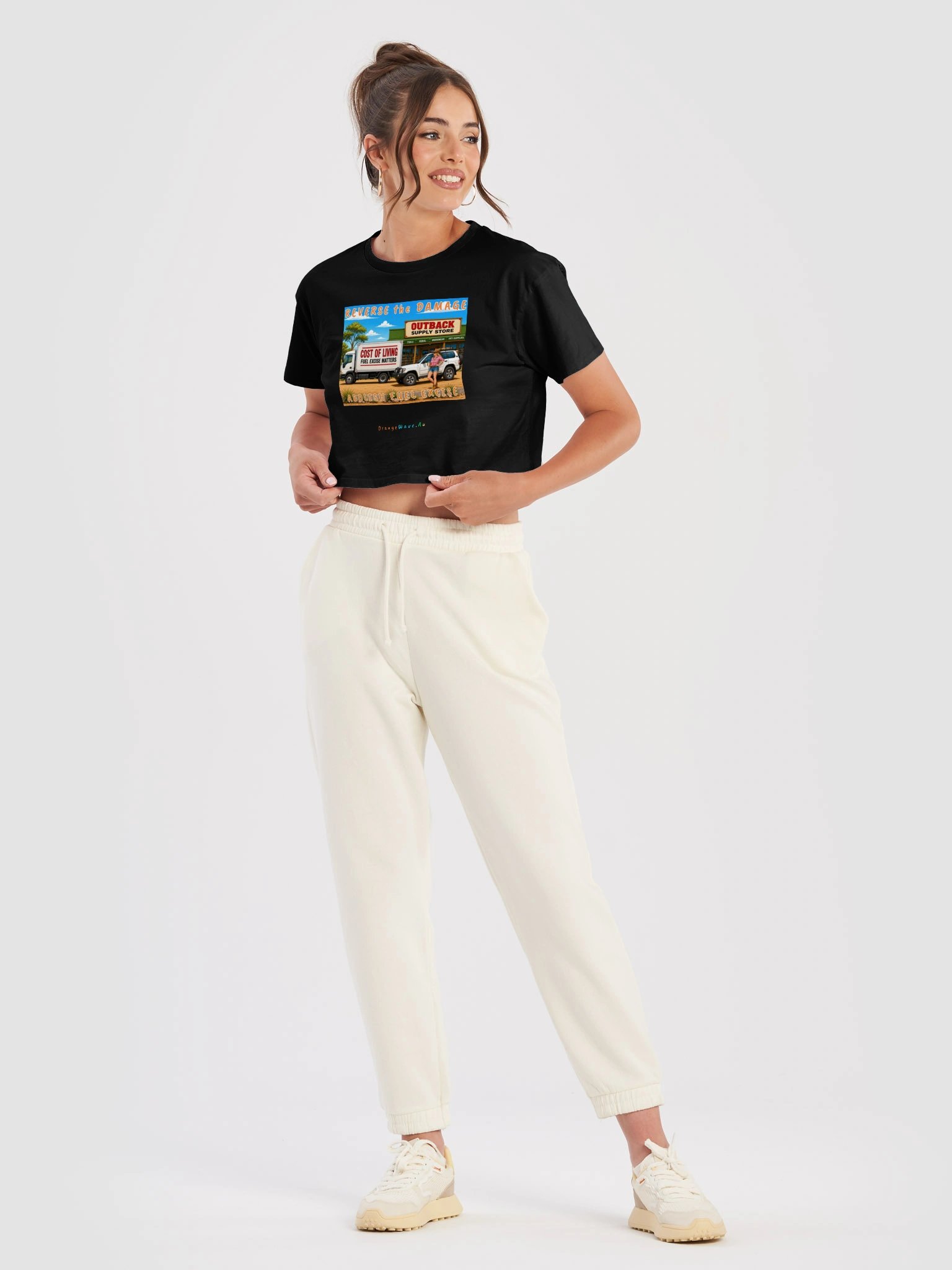 Reverse the Damage Abolish Fuel Excise Crop Top product image (10)