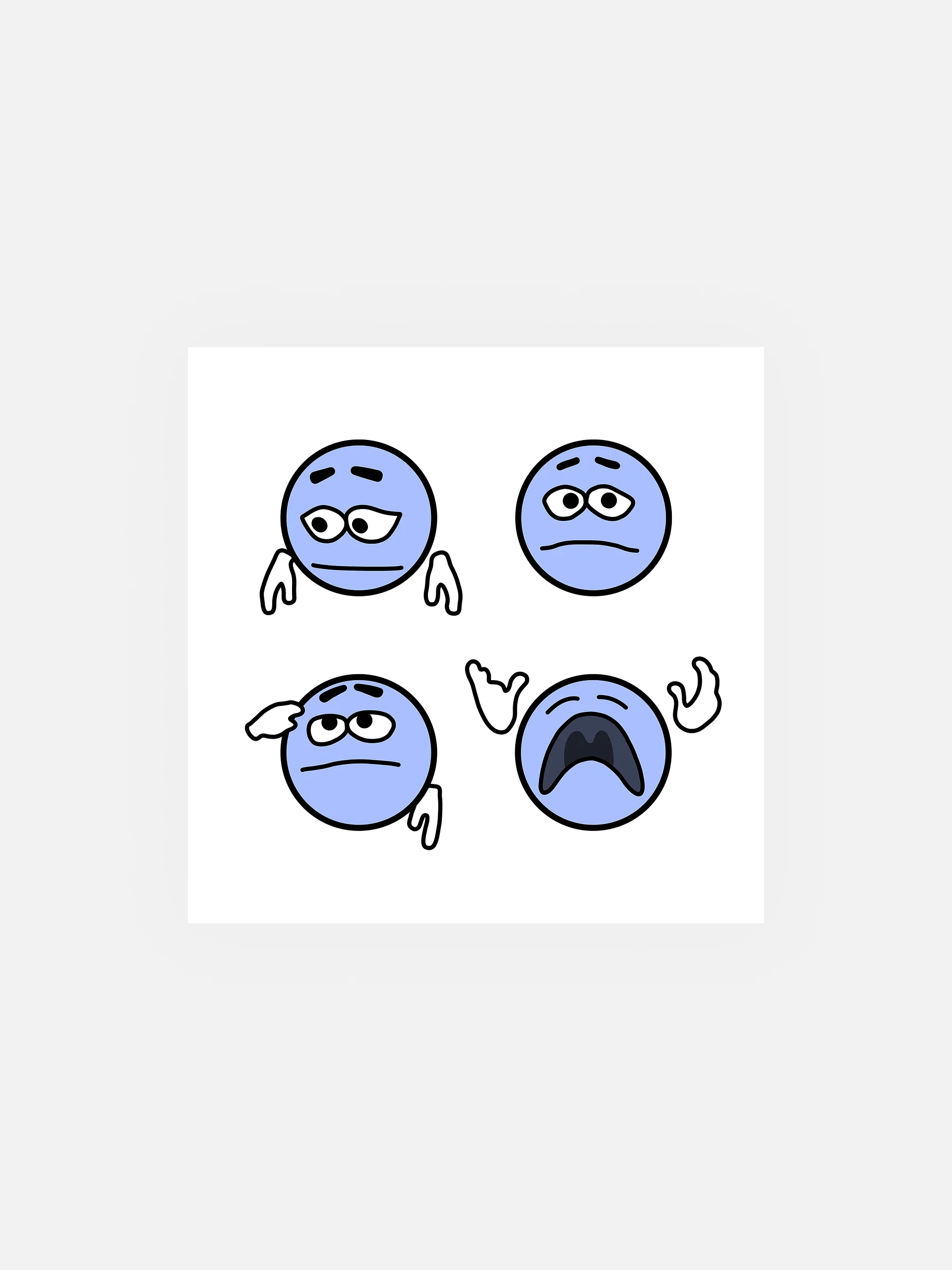 EMOJI STICKERS - SAD product image (1)