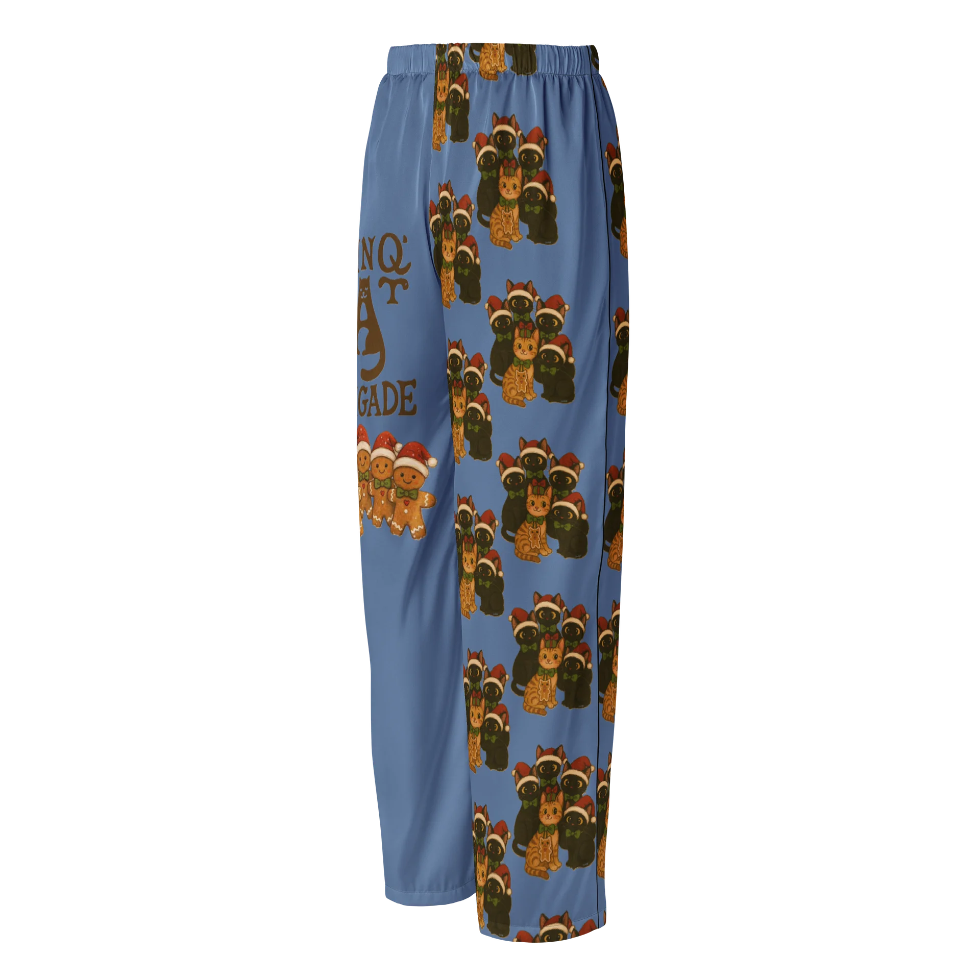 Cat brigade winter Silky Pajama Pants product image (2)