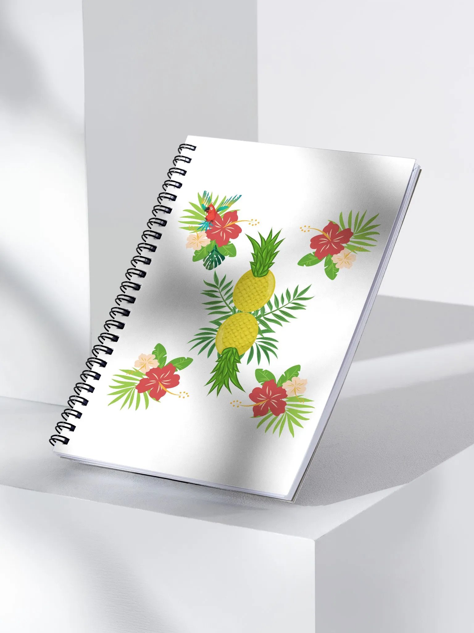 Pineapple Paradise Pattern Design Spiral Notebook product image (3)