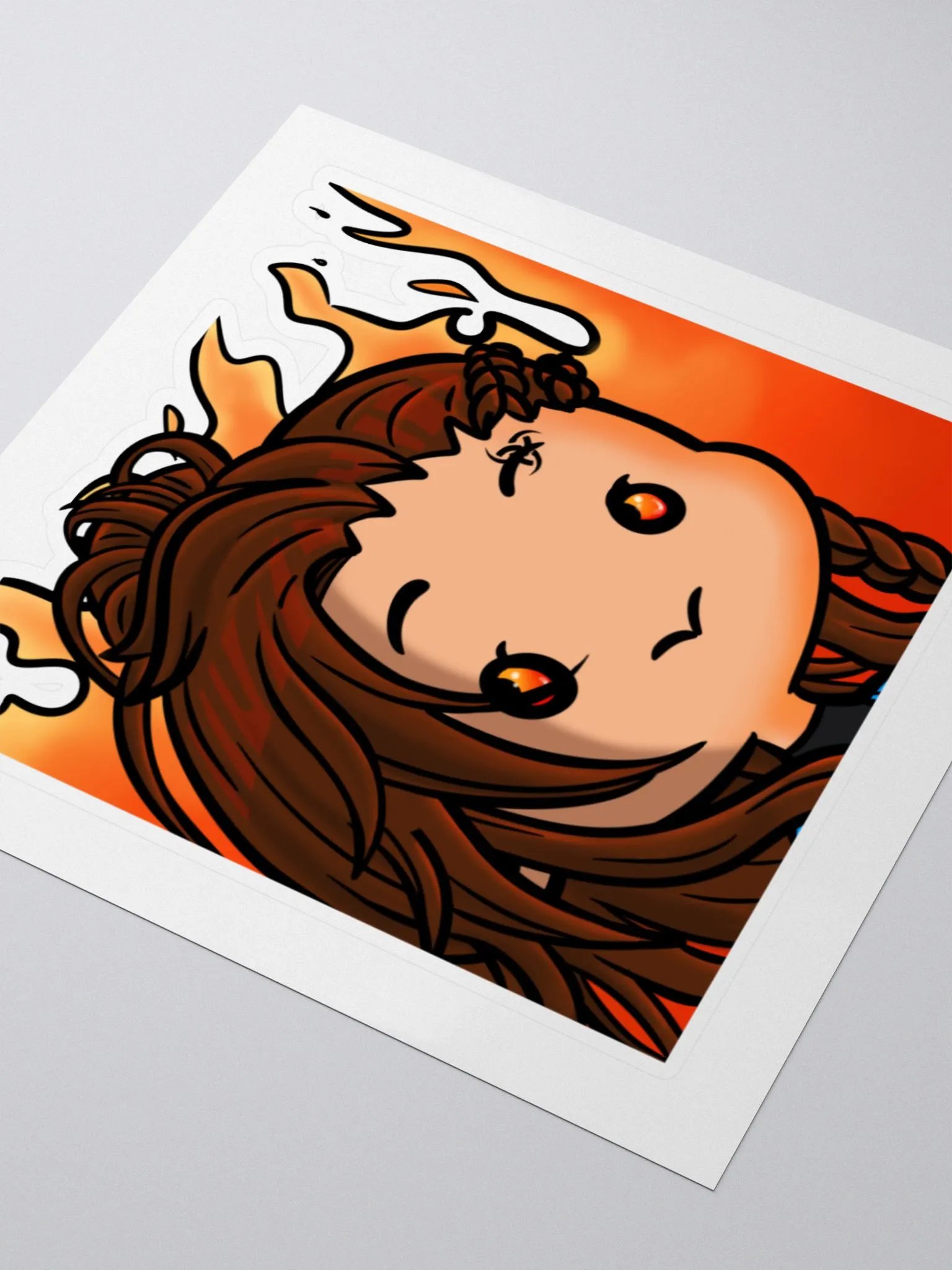 Fire Emoji sticker product image (3)