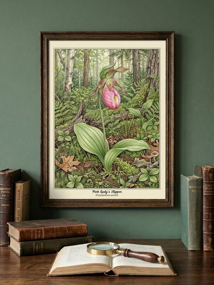 Pink Lady's Slipper Poster product image (2)